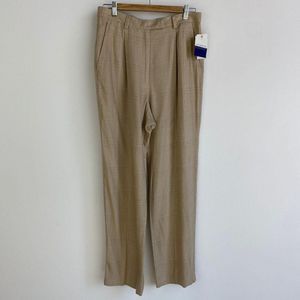 LIZ CLAIBORNE Houndstooth Tapered Neutral Pant NWT